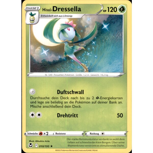 010/195 - Hisui-Dressella - Rare - SWSH12 Silberne Sturmwinde