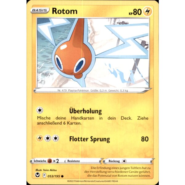 053/195 - Rotom - Common - SWSH12 Silberne Sturmwinde