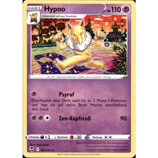 061/195 - Hypno - Uncommon - SWSH12 Silberne Sturmwinde