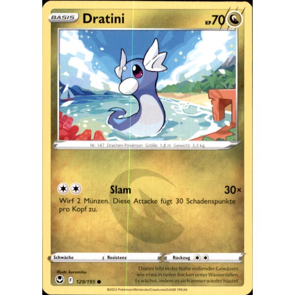 129/195 - Dratini - Common - SWSH12 Silberne Sturmwinde