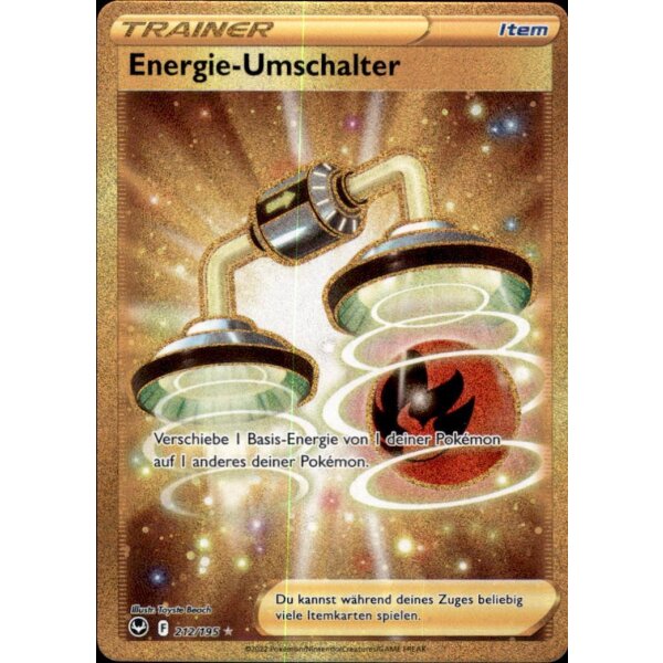 212/195 - Energie-Umschalter - Secret Rare - SWSH12 Silberne Sturmwinde