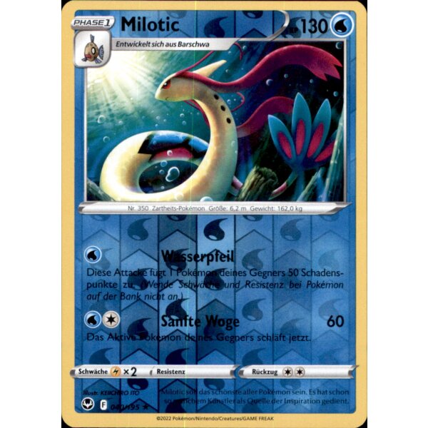 040/195 - Milotic - Reverse Holo - SWSH12 Silberne Sturmwinde