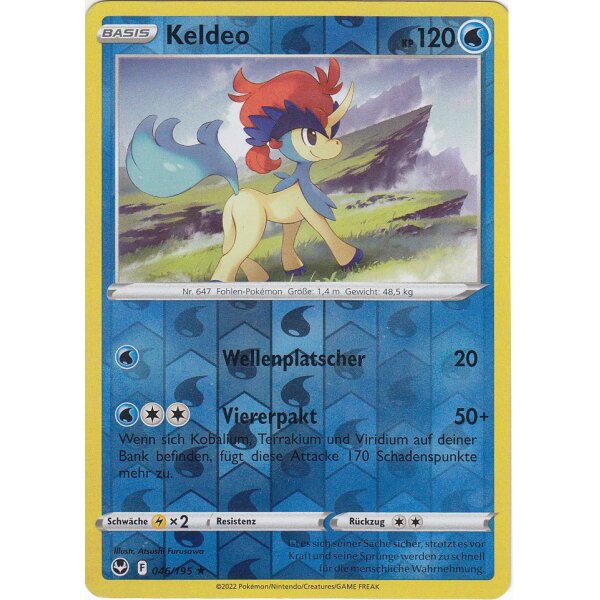 046/195 - Keldo - Reverse Holo - SWSH12 Silberne Sturmwinde