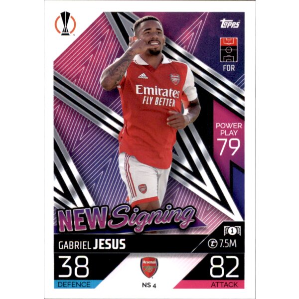 NS04 - Gabriel Jesus - NEW Signing - 2022/2023