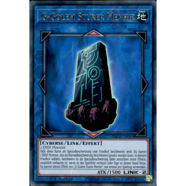 BLCR-DE043 - G-Golem Sturer Menhir - 1. Auflage