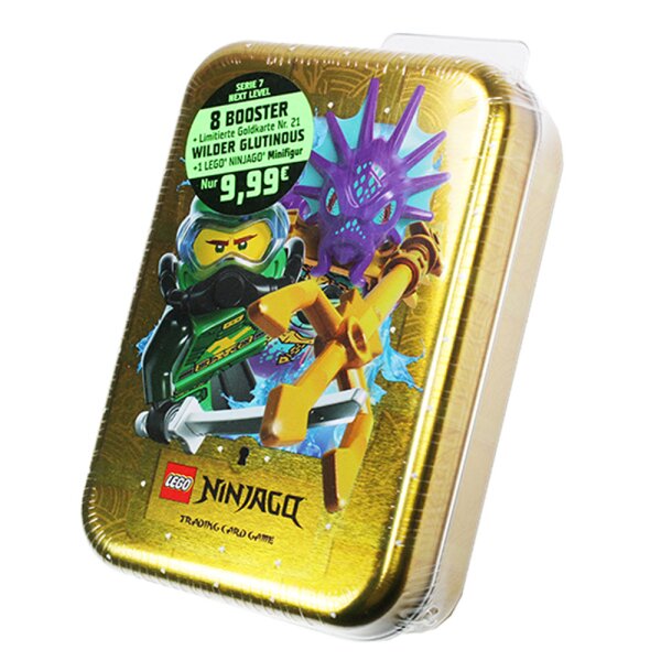 LEGO Ninjago - Serie 7 NEXT LEVEL Trading Cards - 1 Midi Tin (Gold)