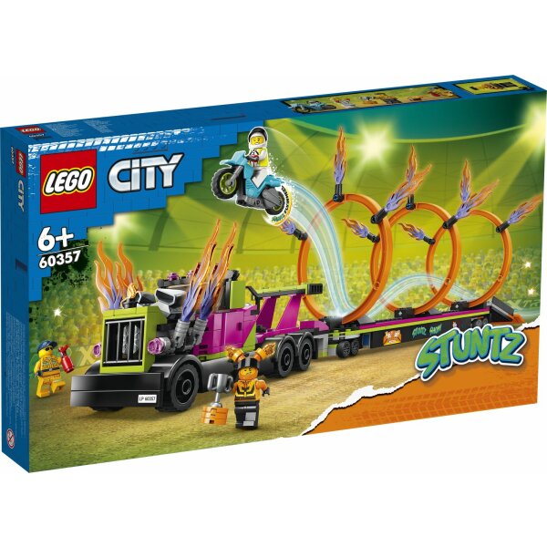 LEGO® City 60357 - Stunttruck mit Feuerreifen-Challenge