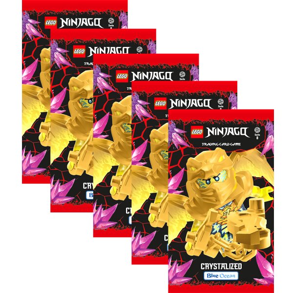 LEGO Ninjago Serie 8 Trading Cards - 5 Booster