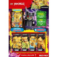 LEGO Ninjago Serie 8 Trading Cards - Alle 4 verschiedenen...