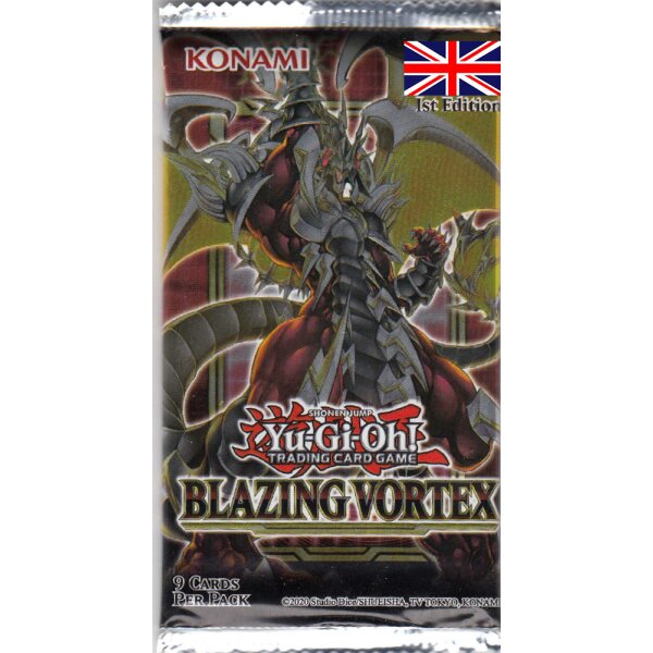 Yugioh - Blazing Vortex - 1 Booster - Englisch