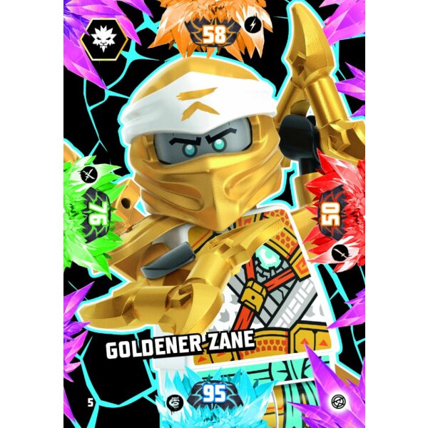 5 - Goldener Zane - Foil Karte - Serie 8