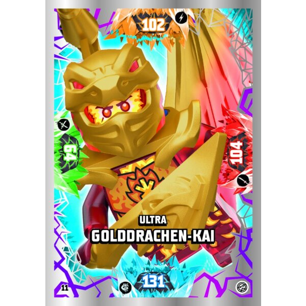 254 - Golddrachen-Kai - Platinum Karte - Serie 8, 21,99