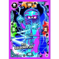 42 - Neon Goldener Jay - Neon Karte - Serie 8