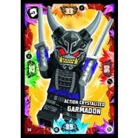 56 - Action Crystalized Garmadon - Foil Karte - Serie 8