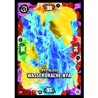 62 - Crystalized Wasserdrachen Nya - Foil Karte - Serie 8