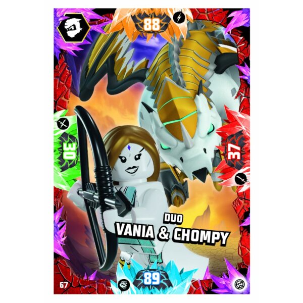 67 - Duo Vania & Chompy - Helden Karte - Serie 8