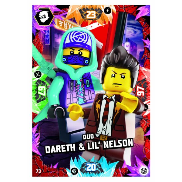 73 - Duo Dareth & Lil Nelson - Helden Karte - Serie 8