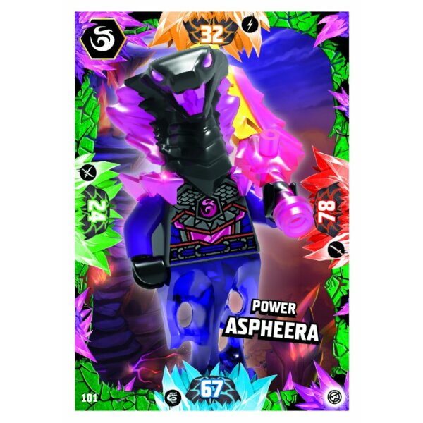 101 - Power Aspheera - Schurken Karte - Serie 8