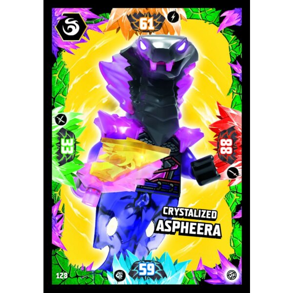 128 - Crystalized Aspheera - Foil Karte - Serie 8