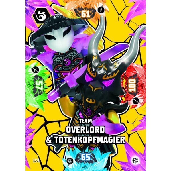 139 - Team Overlord & Totenkopfmagier - Foil Karte - Serie 8