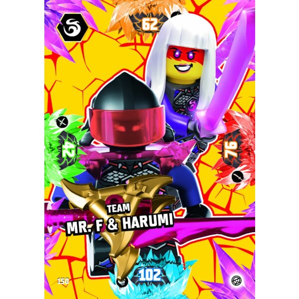 150 - Team Mr. F & Harumi - Foil Karte - Serie 8