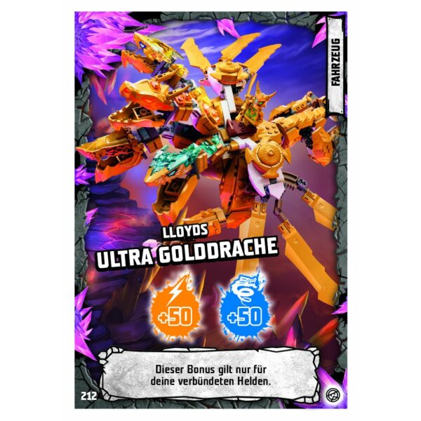 212 - Lloyds Ultra Golddrache - Fahrzeugkarte - Serie 8