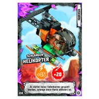 219 - Schlangen-Helikopter - Fahrzeugkarte - Serie 8