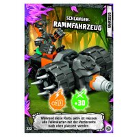 222 - Schlangen-Rammfahrzeug - Fahrzeugkarte - Serie 8