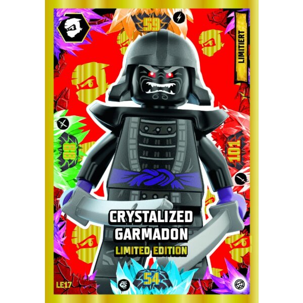 LE17 - Crystalized Garmadon - Limitierte Karte - Serie 8