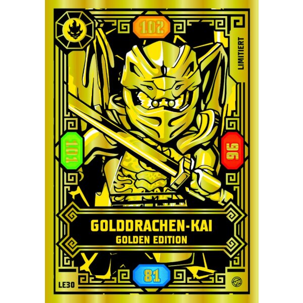 LE30 - Golddrachen-Kai Golden Edition - Limitierte Karte - Serie 8