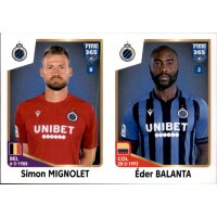 Sticker 22 Simon Mignolet/eder Balanta