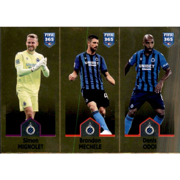 Sticker 23 Simon Mignolet/Brandon Mechele/Denis Odoi