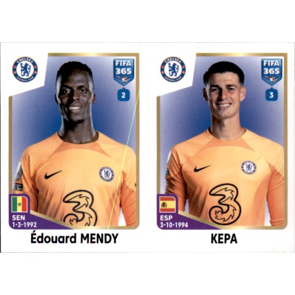 Sticker 54 edouard Mendy/Kepa