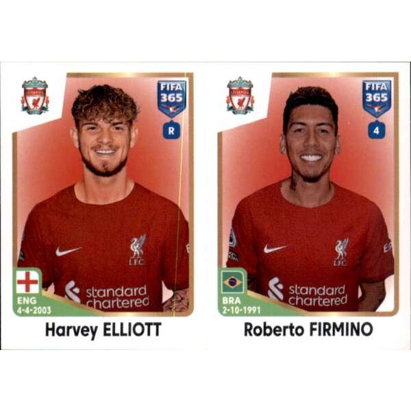 Sticker 82 Harvey Elliott/Roberto Firmino