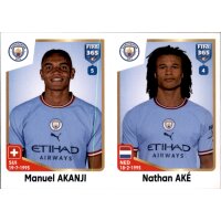 Sticker 88 Manuel Akanji/Nathan Ake