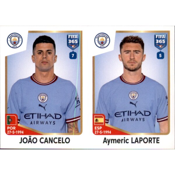 Sticker 89 Joao Cancelo/Aymeric Laporte