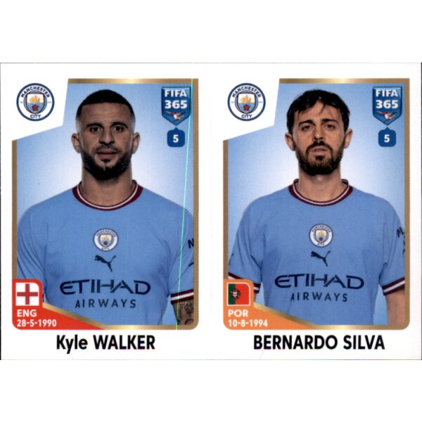 Sticker 93 Kyle Walker/Bernardo Silva