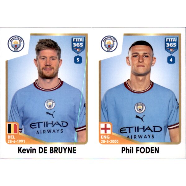 Sticker 94 Kevin De Bruyne/Phil Foden