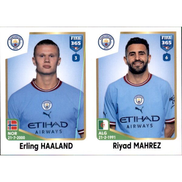 Sticker 99 Erling Haaland/Riyad Mahrez