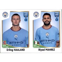 Sticker 99 Erling Haaland/Riyad Mahrez