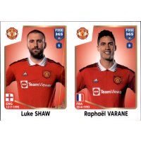 Sticker 106 Luke Shaw/Raphael Varane