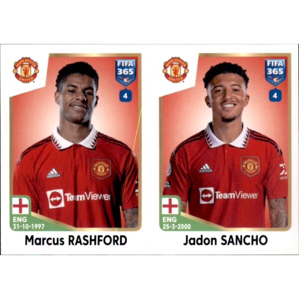 Sticker 115 Marcus Rashford/Jadon Sancho