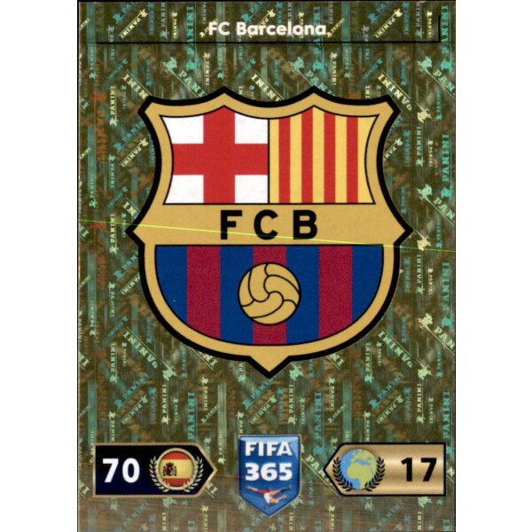 Sticker 156 Logo FC Barcelona