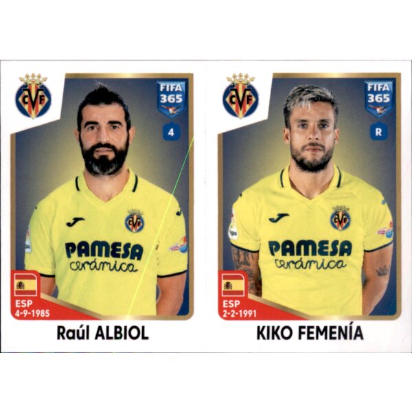 Sticker 184 Raul Albiol/Kiko Femenia