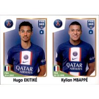 Sticker 226 Hugo Ekitike/Kylian Mbappe