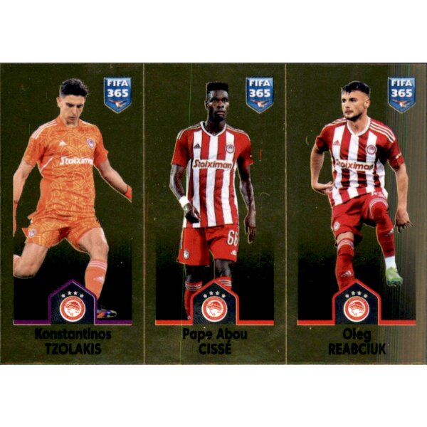 Sticker 263 Konstantinos Tzolakis/Pape Abou Cisse/Oleg Reabciuk