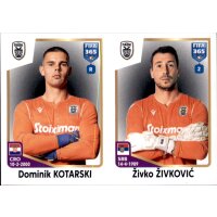 Sticker 278 Dominik Kotarski/Zivko Zivkovic