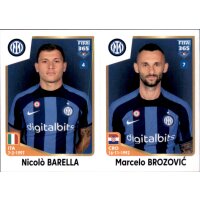 Sticker 303 Nicolo Barella/Marcelo Brozovic