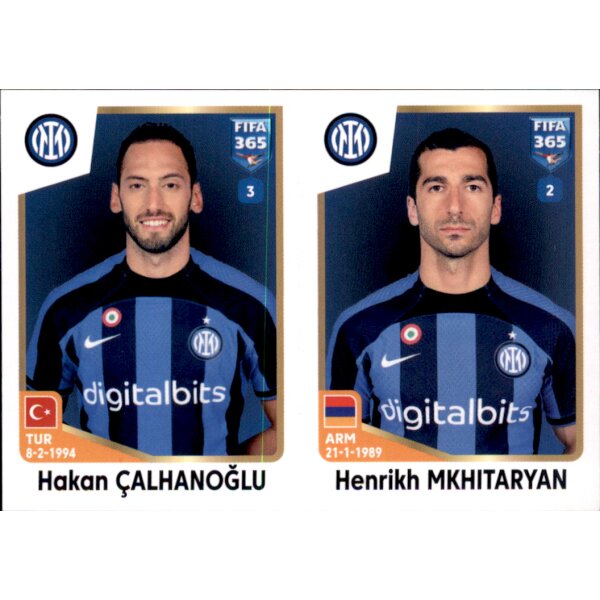 Sticker 304 Hakan Calhanoglu/Henrikh Mkhitaryan