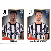 Sticker 314 Danilo/Mattia De Sciglio